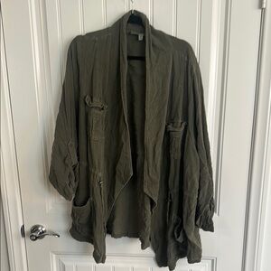 Torrid Green Utility Jacket Lightweight Casual